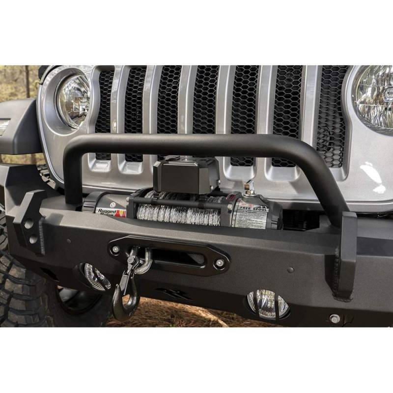 Rugged Ridge RuggedRidge HD Bumper Overrider Hoop | Texturierter Schwarz, Stahl | 11540.62 | Passend für HD-Stoßstangen von RuggedRidge von Rugged Ridge
