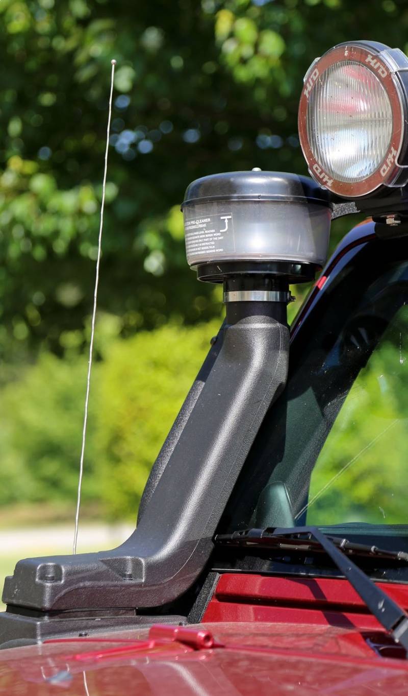 Rugged Ridge | XHD Schnorchel mit Vorfilter | 17756.22 | passend für 2007–2018 Jeep Wrangler JK 3.6L/3.8L von Rugged Ridge