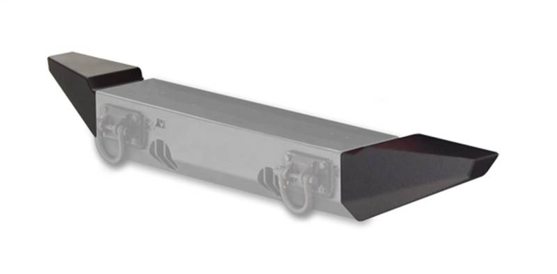 Rugged Ridge XHD Stoßstangen-End-Set | strukturiertes Schwarz, Stahl | 11540.12 | passend für XHD-Stoßstangen von Rugged Ridge (nur JK) von Rugged Ridge