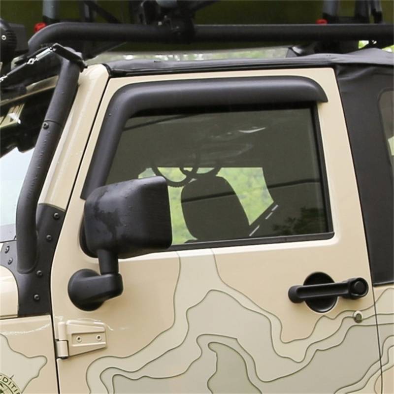 Rugged Ridge matt schwarz 11349.11 Fenster Visier von Rugged Ridge