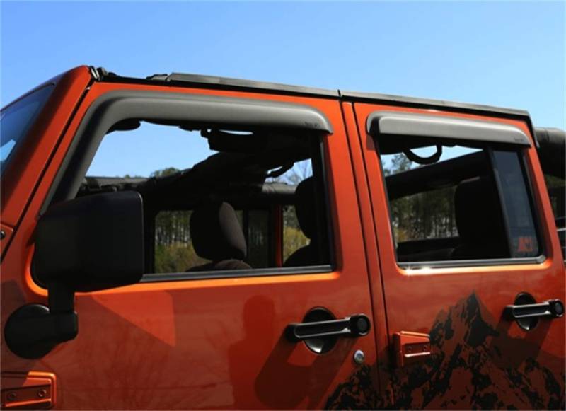 Rugged Ridge matt schwarz 11349.12 Fenster Visier von Rugged Ridge