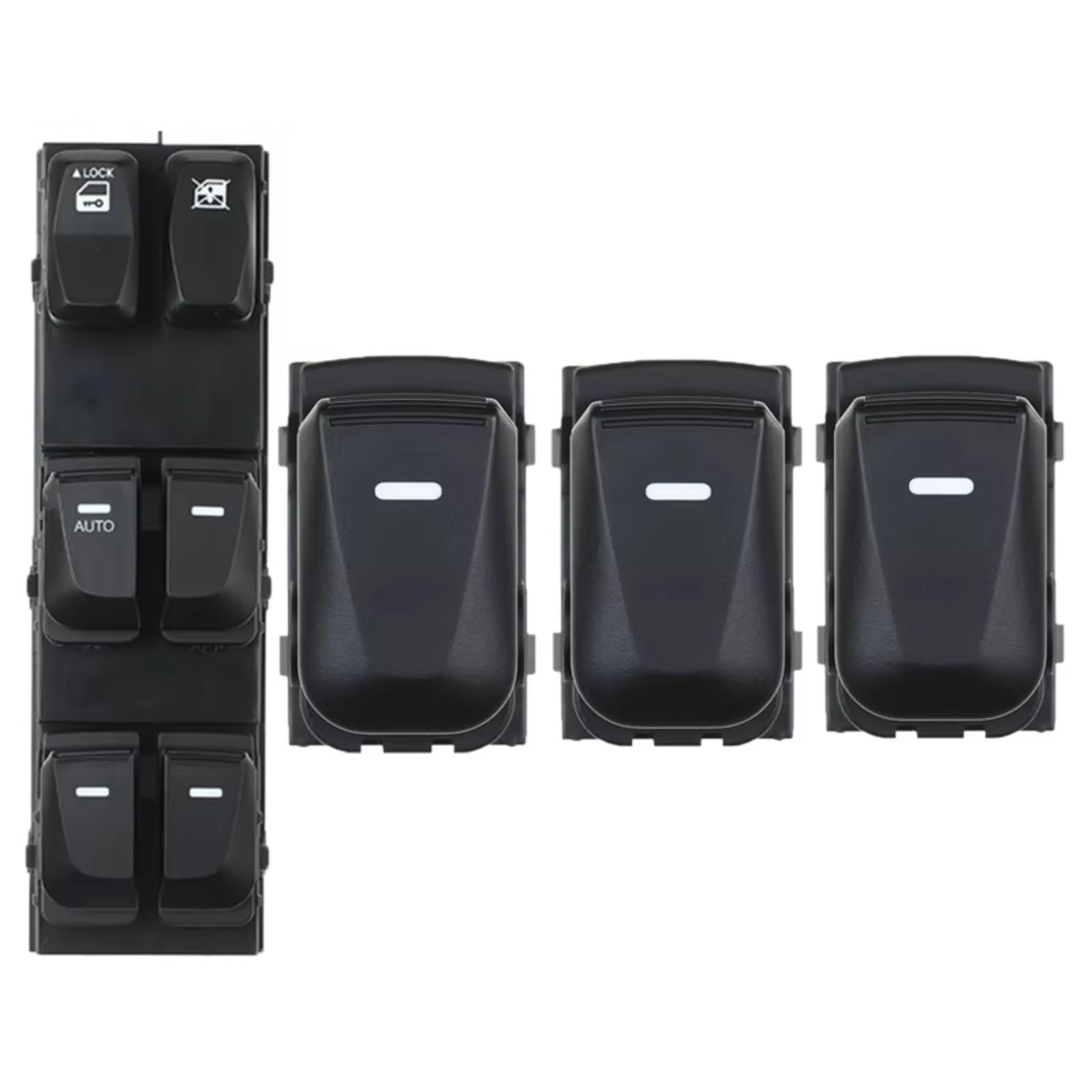 Fensterheber-Schalter Taste Für Hyundai Für Tucson 2010-2015 93571-2S050 Power Master Fenster Control Schalter 93571-2S000 93576-2S000 Fensterheber Schalter(Auto Set) von Rugnipw