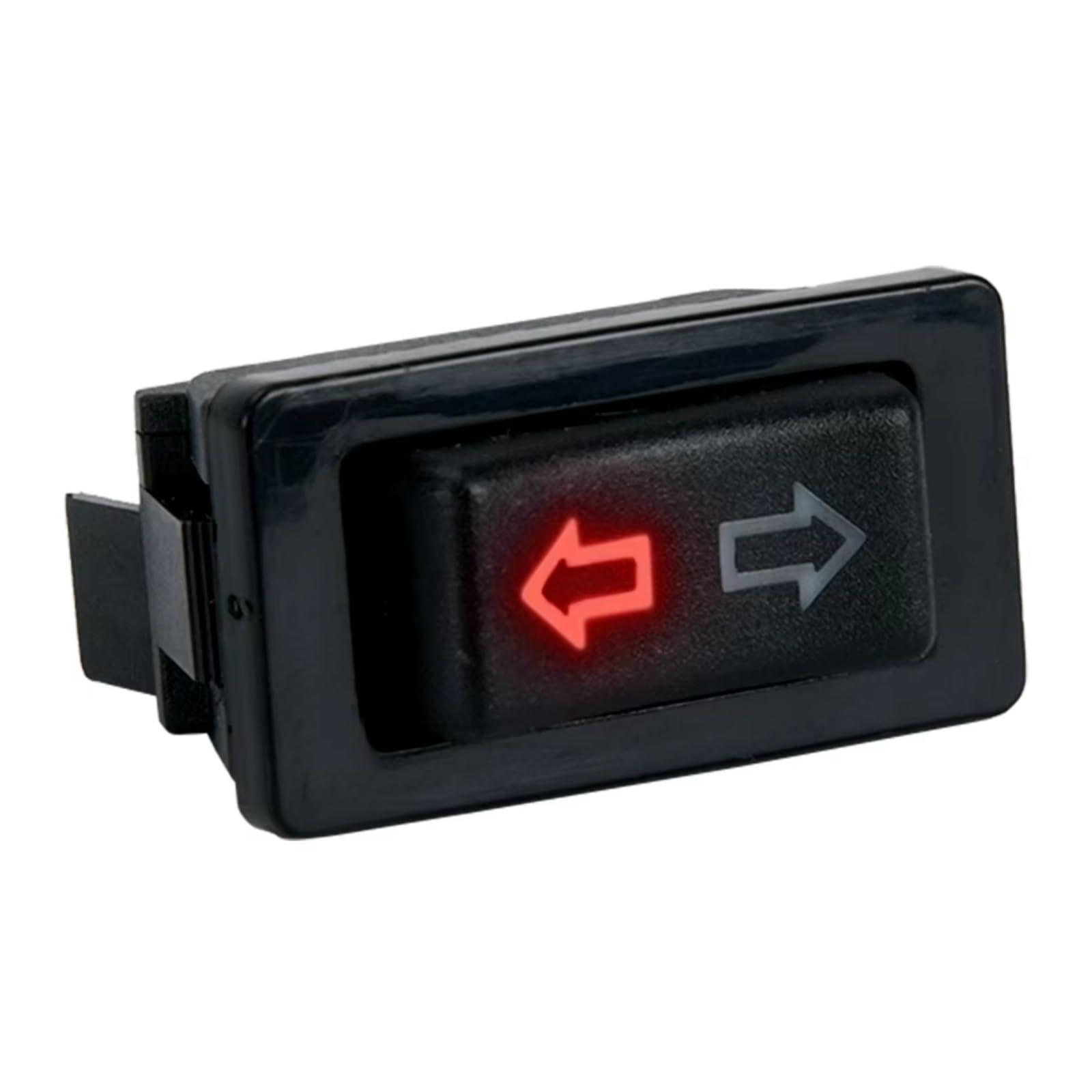 Fensterheber-Schalter Taste Universal Auto Auto Power Fenster Schalter Hebe Schalter 5 Pin DC 12V 20A Blau/Rot Licht Farbe und Kabelbaum Fensterheber Schalter(Red Switch Only) von Rugnipw