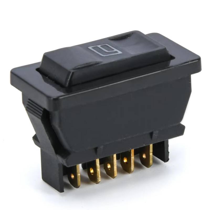 Fensterheber-Schalter Taste Universal Auto Elektrische Fensterheber Schalter Heber Controller Control 5 Pin DC 12V 20A Fensterheber Schalter Fensterheber Schalter(KG30R) von Rugnipw