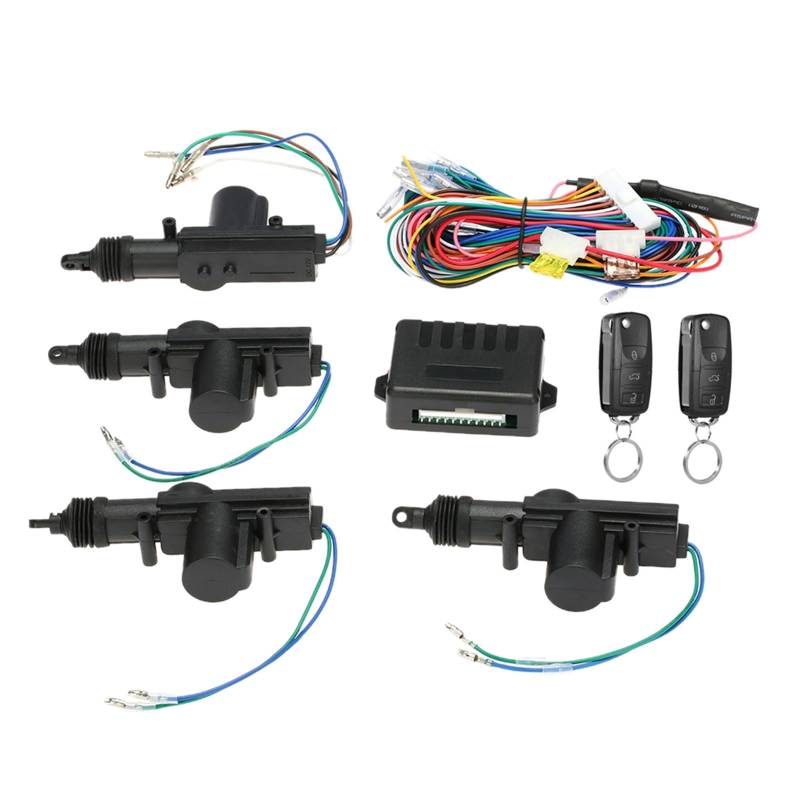 Heckklappenschloss Universal Auto Türschloss Keyless Entry Remote Zentralverriegelung Kit Mit Kofferraum-Entriegelungstaste Heckklappenverriegelung von Rugnipw