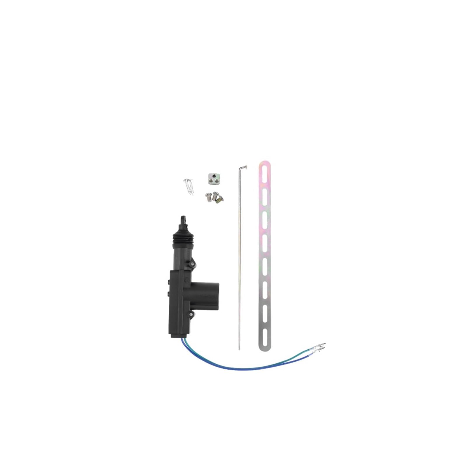 Heckklappenschloss Universal Auto Zentralverriegelung Motor Einzel Pistole Typ Magnetantrieb Motor Kit 1-5 Stück 12V 2/5-Draht Heckklappenverriegelung(2 Wire 1 piece) von Rugnipw