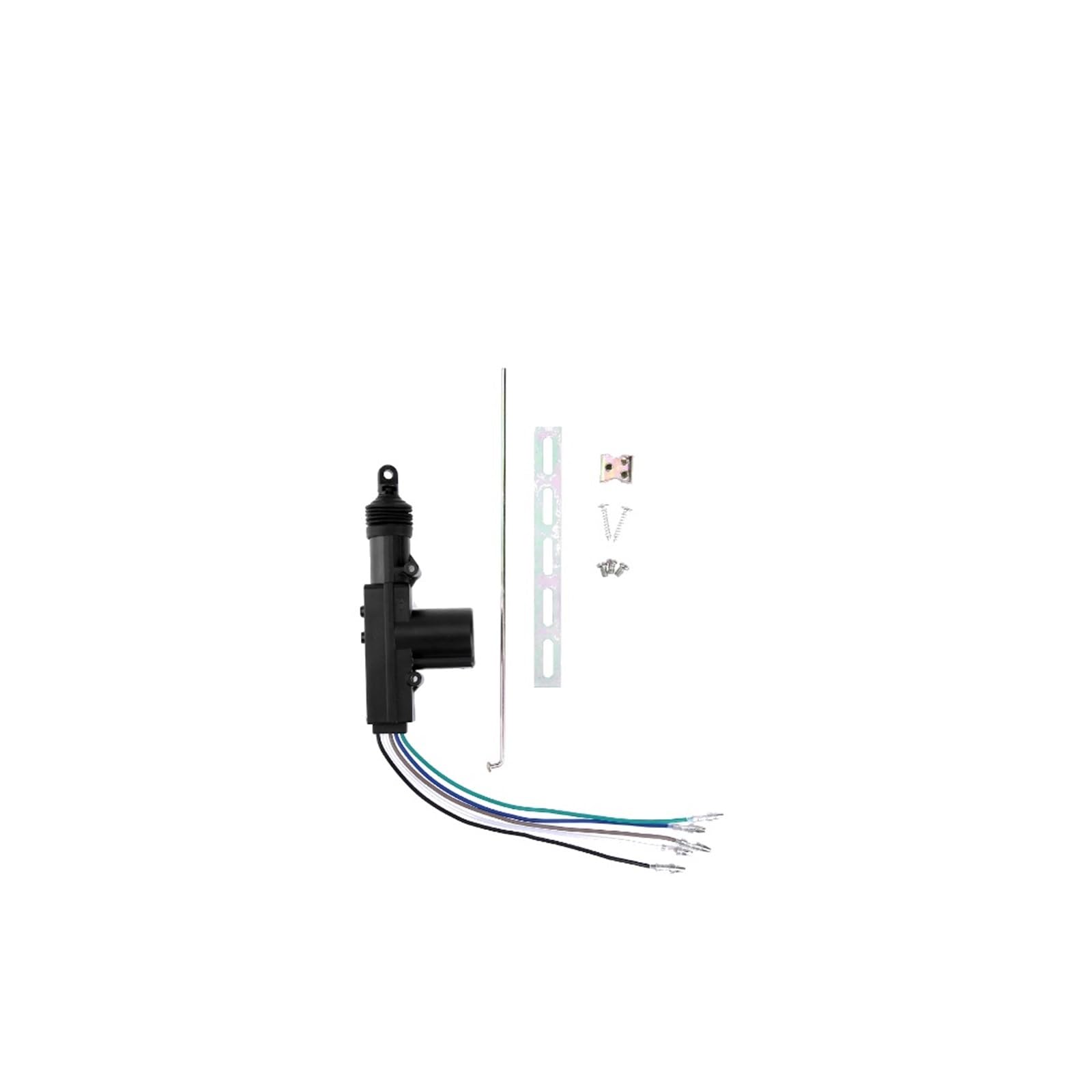 Heckklappenschloss Universal Auto Zentralverriegelung Motor Einzel Pistole Typ Magnetantrieb Motor Kit 1-5 Stück 12V 2/5-Draht Heckklappenverriegelung(5 Wire 1 piece) von Rugnipw