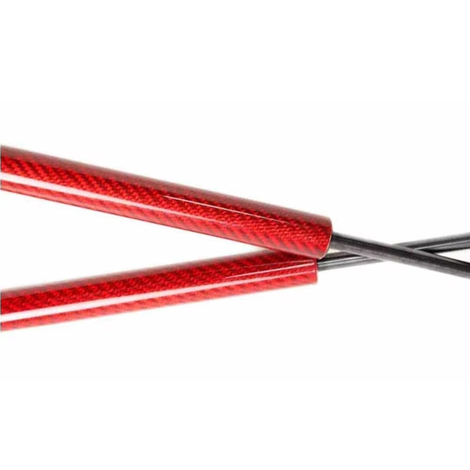 Kofferraum Gasfeder Für MG G10 2014-2023 Van Heckklappe Trunk Boot Gas Streben Lift Unterstützung Stoßdämpfer Hydraulische Dämpfer Stange Kolben Hinten Heckklappe Dämpfer(Red Carbon Fiber) von Rugnipw