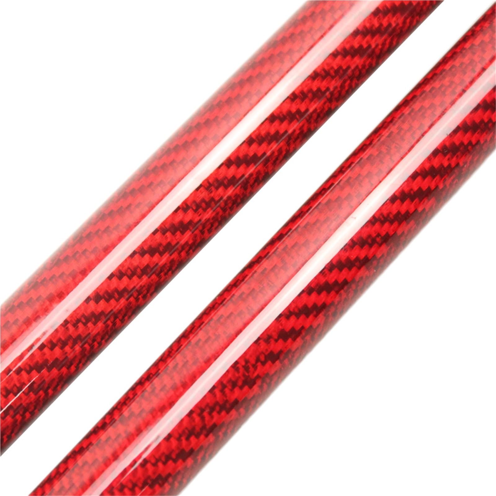 Kofferraum Gasfeder Für Toyota Für Mark II X90 1992-1996 Mit Spoiler Tailgate Trunk Lift Unterstützung Carbon Gas Streben 265mm Hinten Heckklappe Dämpfer(Red Carbon Fiber) von Rugnipw