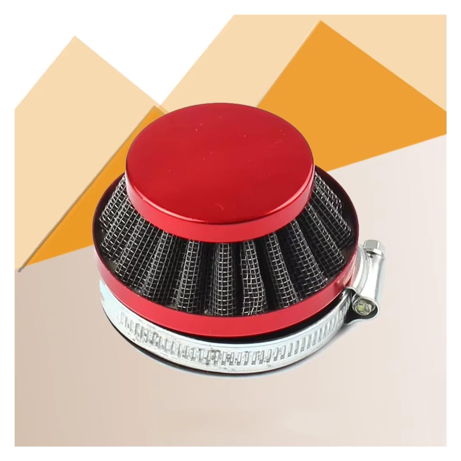 Roller Vergaser Für 47cc 49cc 2-Takt-Motor Vergaser Carb Quad ATV Dirt Pocket Bike Dreifarbiger Luftfilter 58mm Vergaser(Red) von Rugnipw