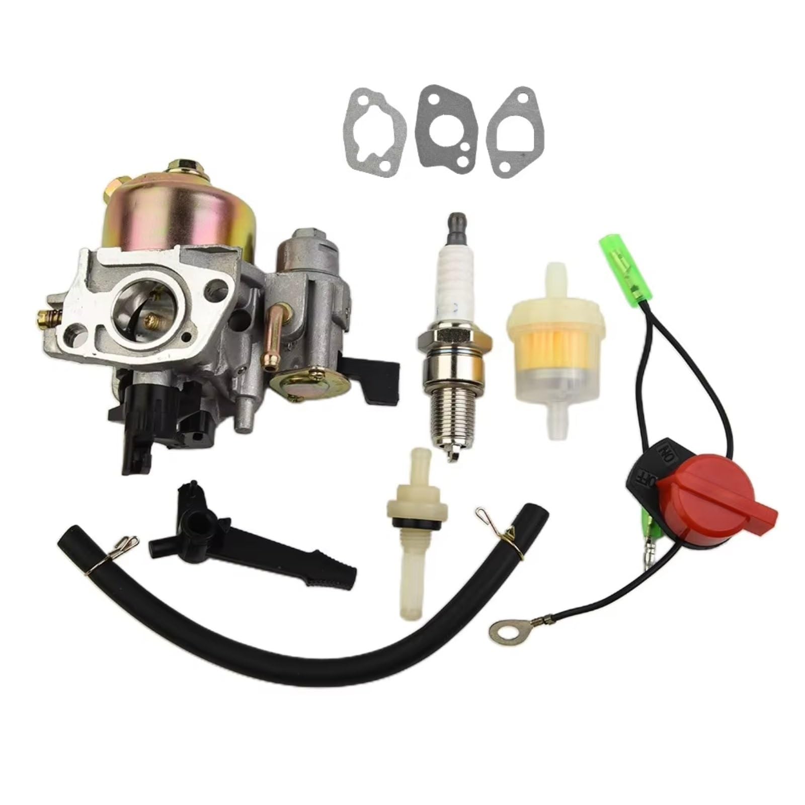 Roller Vergaser Für GX140- Gx160- GX168 GX180 Gx200-5,5-6,5 HP- Generator Motor Motor Garten Werkzeug Teile Vergaser Kraftstoff Filter Vergaser Roller Vergaser Für GX140- Gx160- GX168 GX180 Gx200-5,5-6,5 HP- Generator Motor Motor Garten Werkzeug Teile Vergaser Kraftstoff Filter Vergaser von Rugnipw