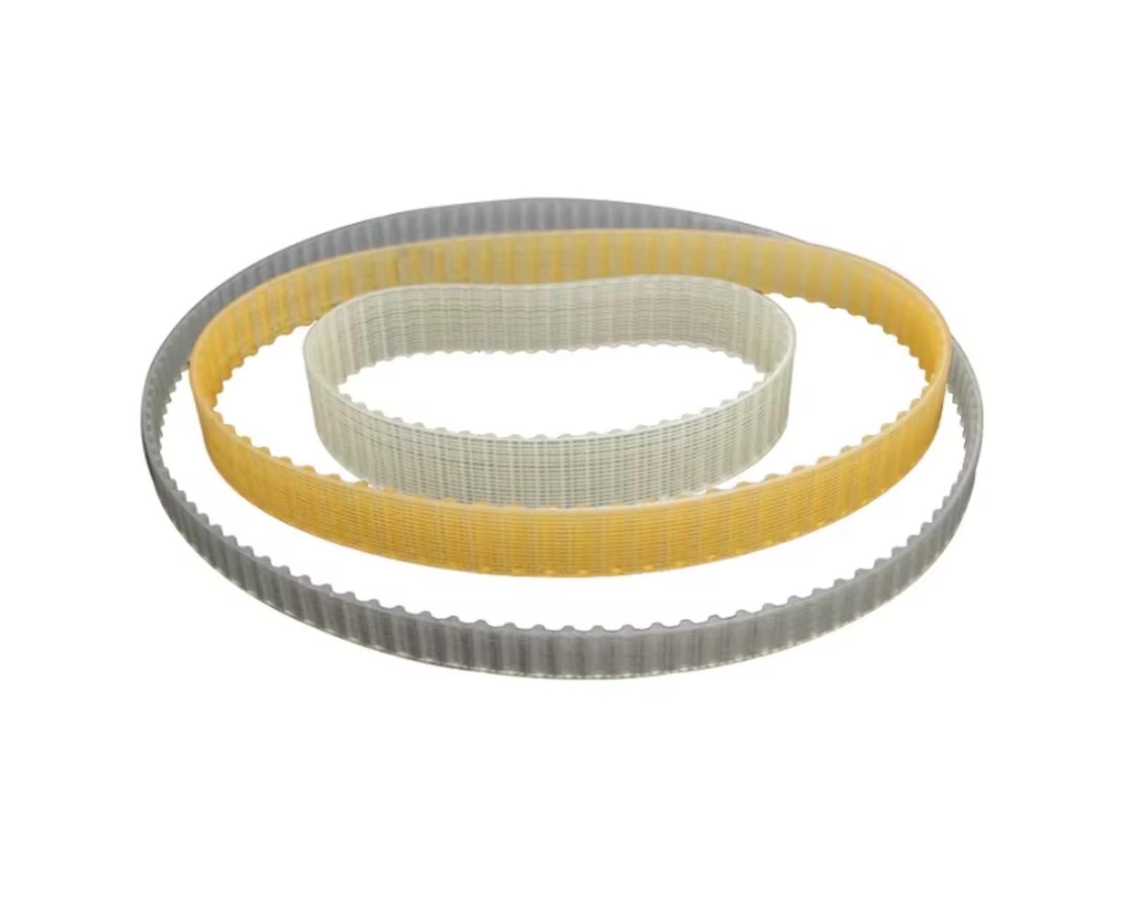 Rugnipw Keilriemen 2 X PU Antriebsriemen Zahnriemen Breite 10mm M1.5 * 70/78/80/85/87/90/95/96/100T Synchronriemen Antriebsriemen Gürtel Antriebsriemen(87T) von Rugnipw