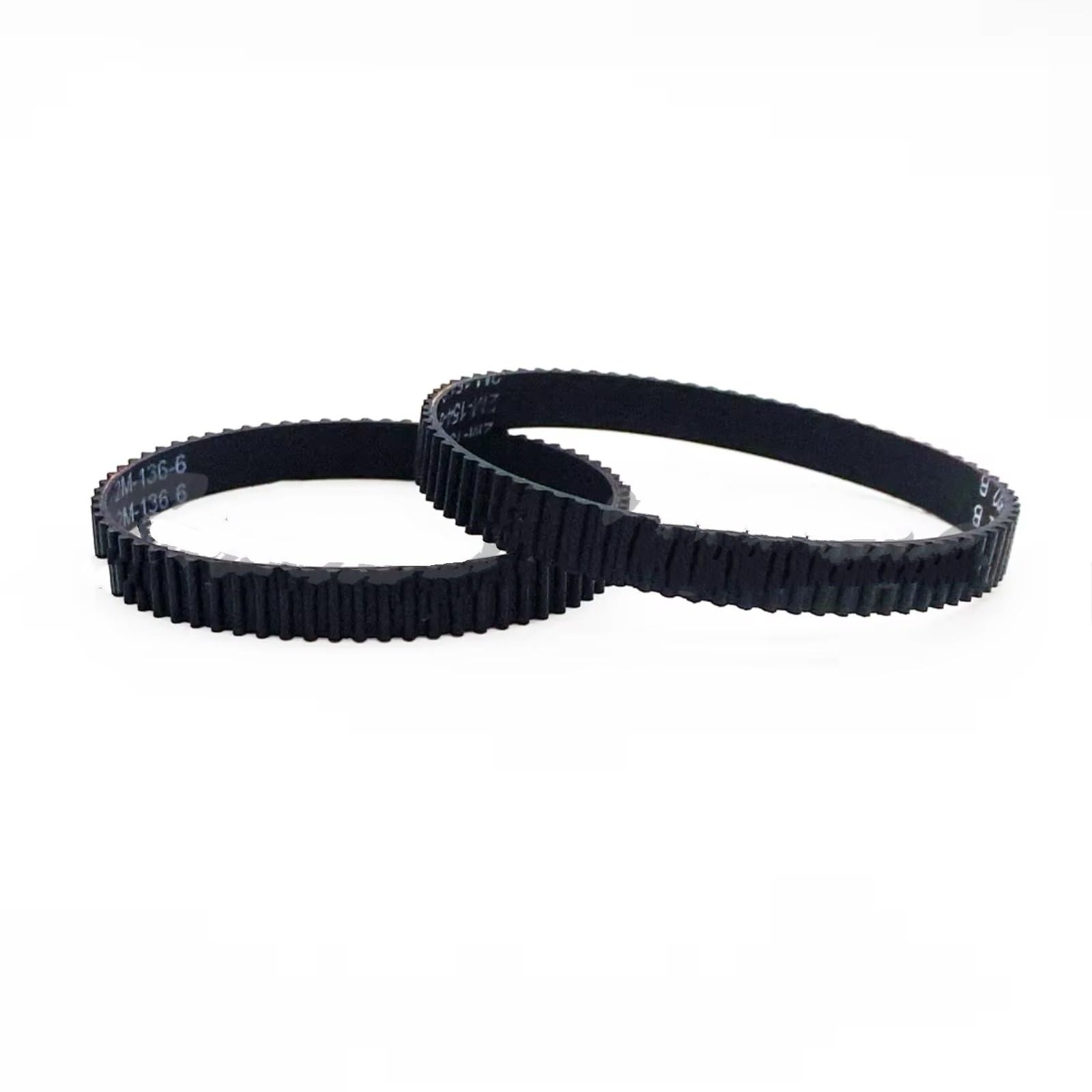 Rugnipw Keilriemen Für 2GT 2M Closed-Loop-Bandbreite 6mm Gummi Gt2 Zahnriemen 3D-Drucker Umfang 96 100 110 120 130 140 150 160 Mm Gürtel Antriebsriemen(118-2GT,1 Piece) von Rugnipw