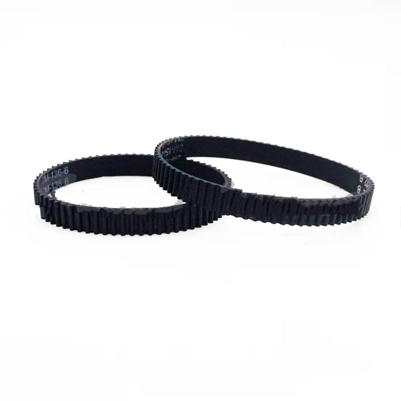 Rugnipw Keilriemen Für 2GT 2M Closed-Loop-Bandbreite 6mm Gummi Gt2 Zahnriemen 3D-Drucker Umfang 96 100 110 120 130 140 150 160 Mm Gürtel Antriebsriemen(118-2GT,1 Piece) von Rugnipw