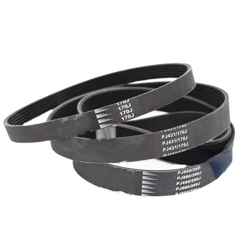 Rugnipw Keilriemen Für PJ 457/470/483/495/508/520~584 Gummirippenriemen Maschine Keilrippenriemen Holzbearbeitungshobel Multi Wedge PJ Riemenscheiben Gürtel Antriebsriemen(220J-PJ559,6ribs) von Rugnipw
