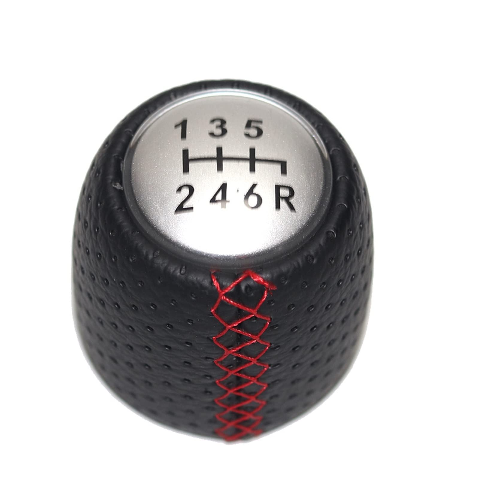 Schalthebelknopf Für ALFA Für ROMEO 147 Für SPIDER 2005-2008-2011 5/6 Geschwindigkeit Leder Auto Getriebe Shift Konb Gaiter Shifter Knob Auto Schaltkopf(1 2 3 4 5 6 R) von Rugnipw