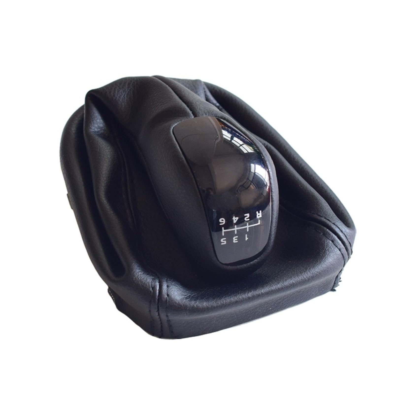 Schalthebelknopf Für Benz C Klasse W203 S203 Leder Gaitor Boot Abdeckung Schalthebel Knopf Stick Shifter Manuelle 5/6 Geschwindigkeit Auto Schaltkopf(6-Speed-C) von Rugnipw