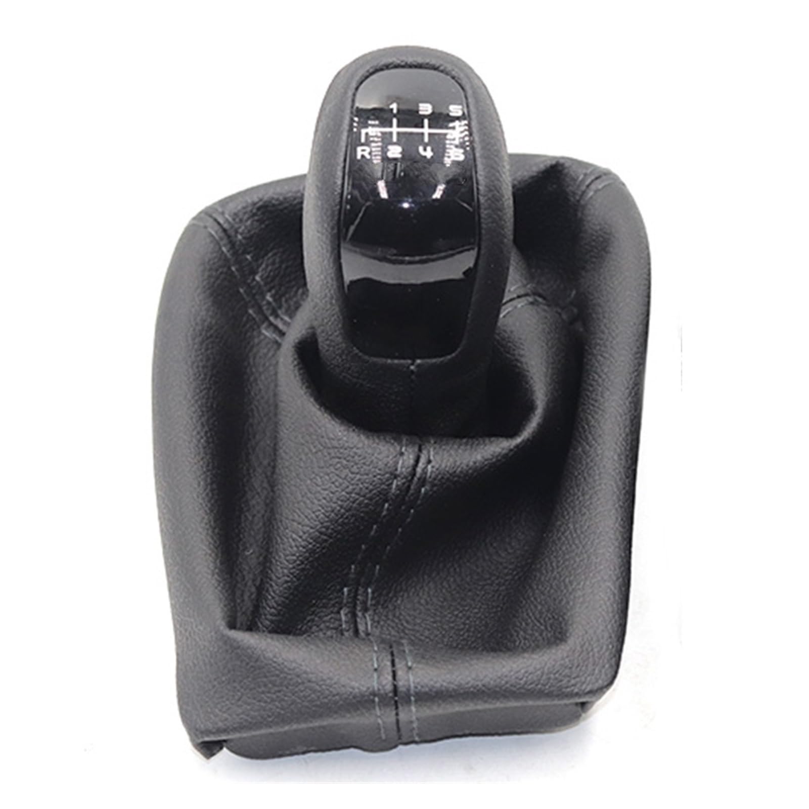 Schalthebelknopf Für Benz E-Klasse W211 S211 2002-2009 Auto 6-Gang-Schalthebel Mit Ledermanschette Auto Schaltkopf(C 6 speed) von Rugnipw