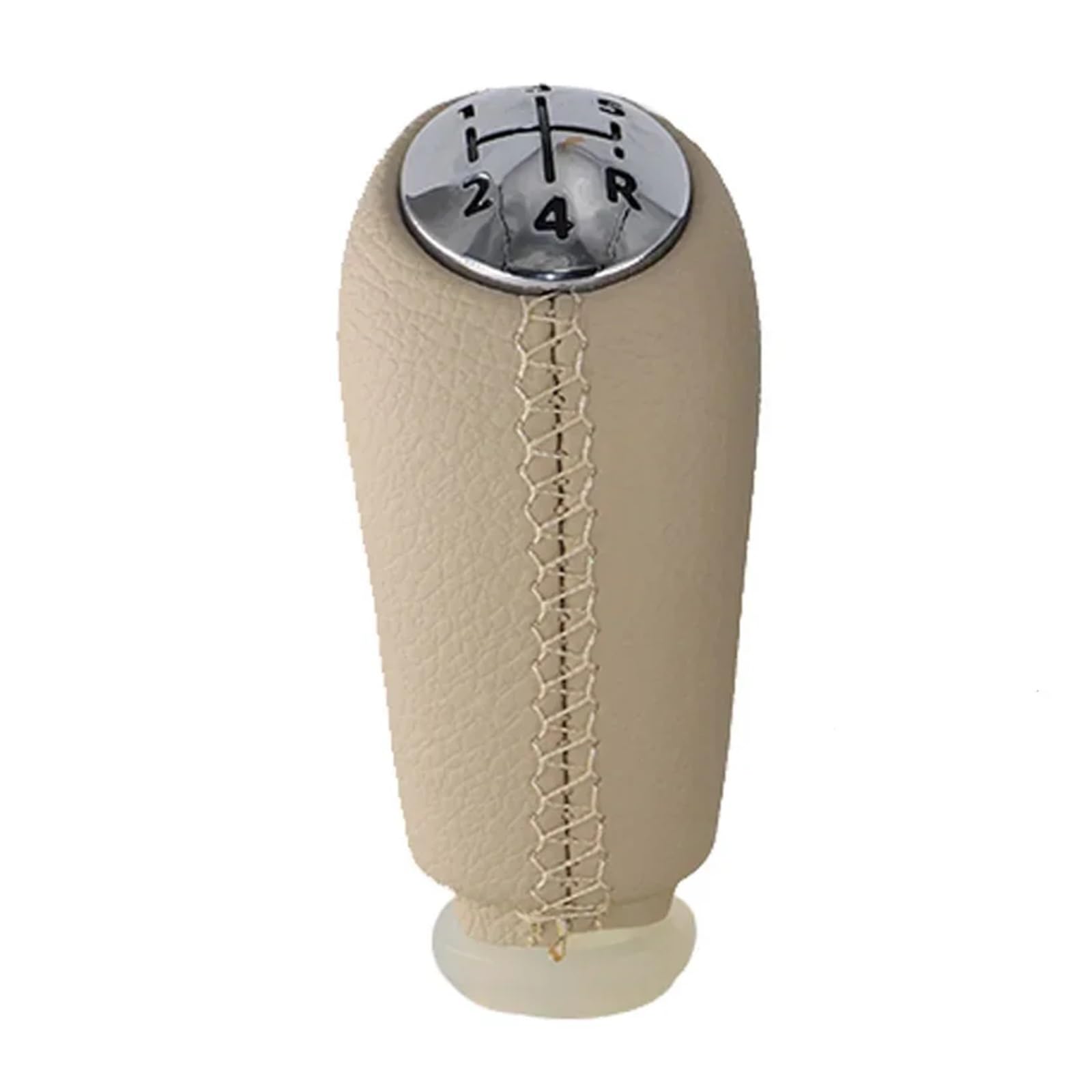 Schalthebelknopf Für Clio 2 3 4 II III IV 2001-2016 Manuelle 5 Geschwindigkeit Schaltknauf Hebel Ändern Getriebe Stick Shifter Auto Schaltkopf(Beige) von Rugnipw