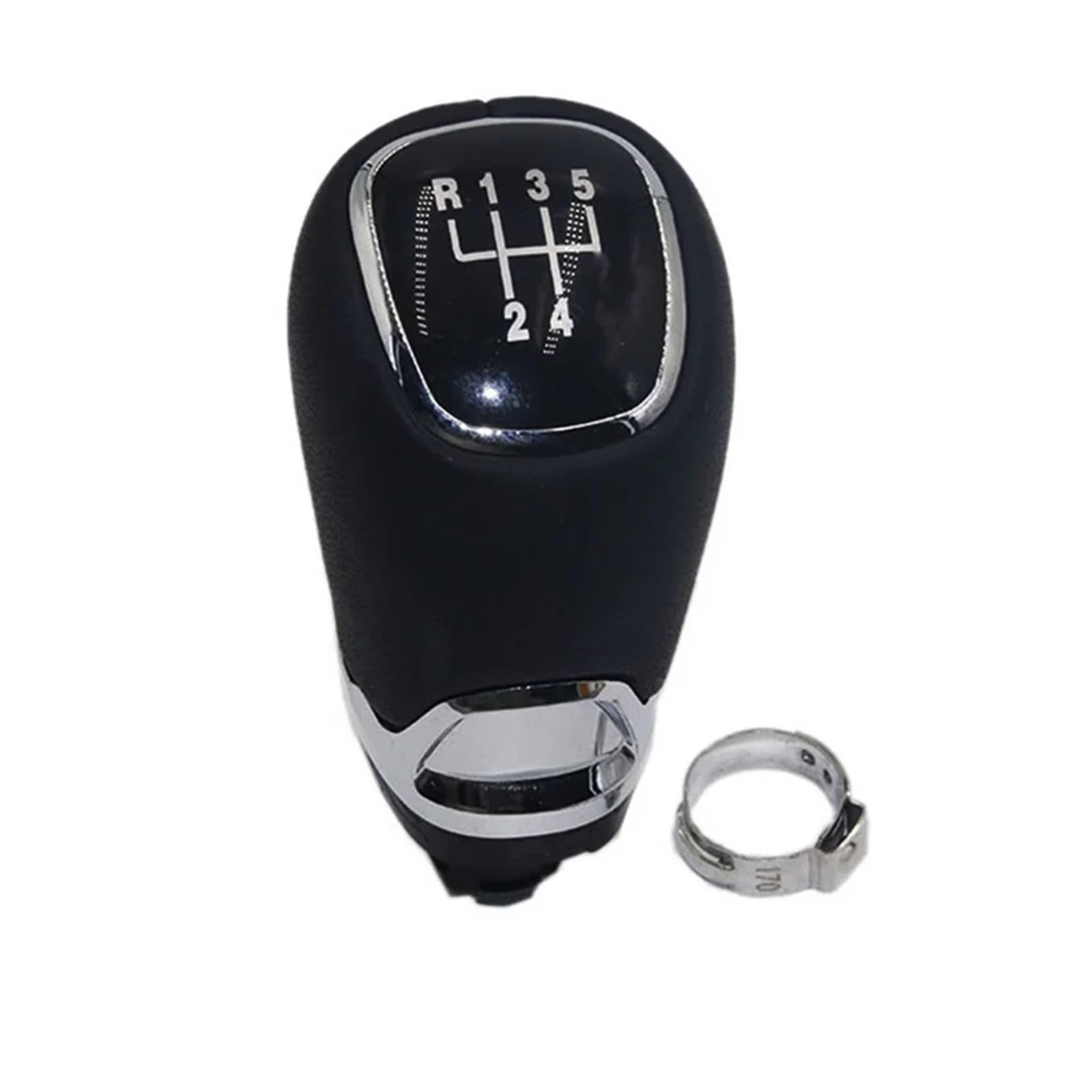 Schalthebelknopf Für Skoda Für Octavia A7 3 III MK3 14-17 Getriebe Gamasche Schaltknauf Boot Hebel Gaitor Shifter Staub Jacke Auto Schaltkopf(5 speed knob) von Rugnipw