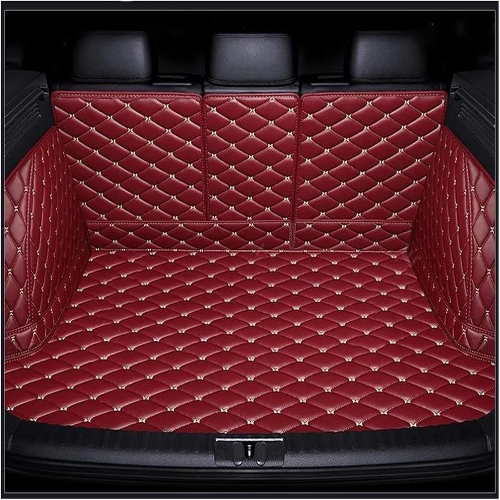 Voller Surround Auto Leder Kofferraummatten für Range Rover Sport 2010-2013 All-Weather Boot Liner, Kofferraum Schutzmatte Wasserdicht Kratzfeste Kofferraumschutz Innere ZubehöR, D/Red Voller Surround Auto Leder Kofferraummatten für Range Rover Sport 2010-2013 All-Weather Boot Liner, Kofferraum Schutzmatte Wasserdicht Kratzfeste Kofferraumschutz Innere ZubehöR, D/Red von RuiYiL