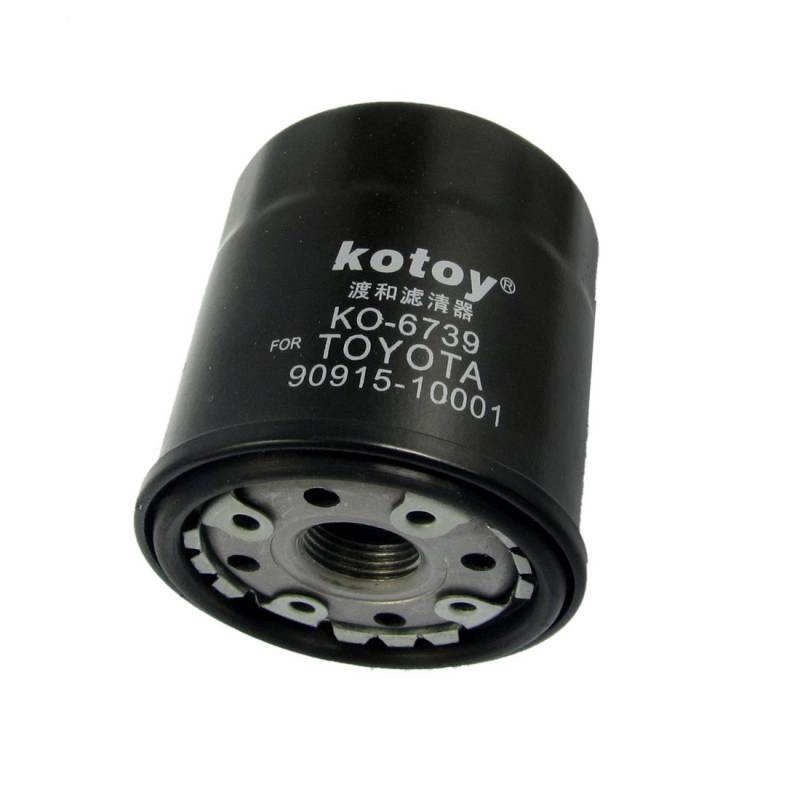 Ruilogod Zylinder Alu-Motorölfilter schwarz für Scion TC xA xB von Ruilogod