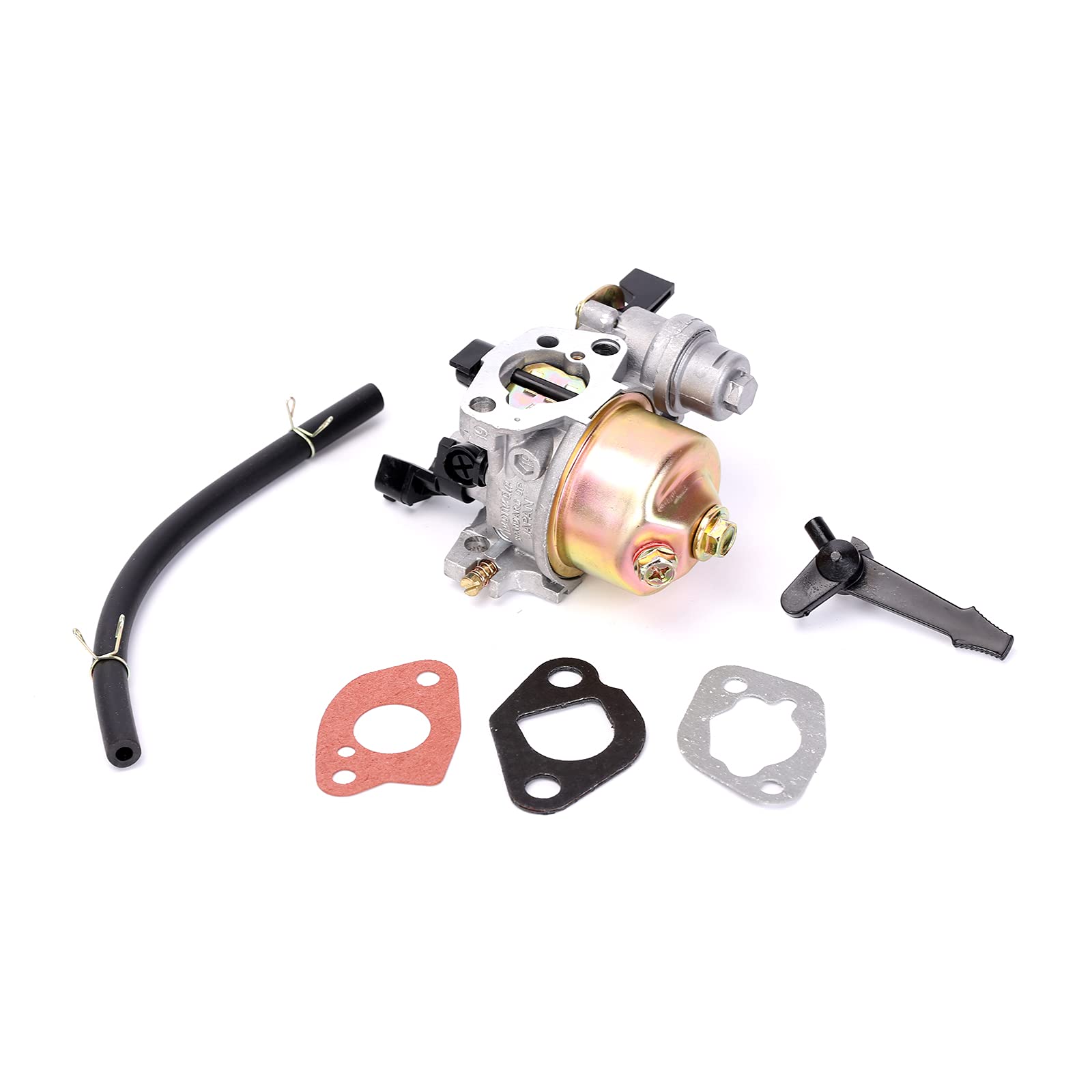 Vergasersatz für Honda GX160 GX200 5.5hp 6.5hp 168/170F Generator Rasenmähermotoren, mit Dämpferhebel,Dichtung Vergasersatz für Honda GX160 GX200 5.5hp 6.5hp 168/170F Generator Rasenmähermotoren, mit Dämpferhebel,Dichtung von Ruimou