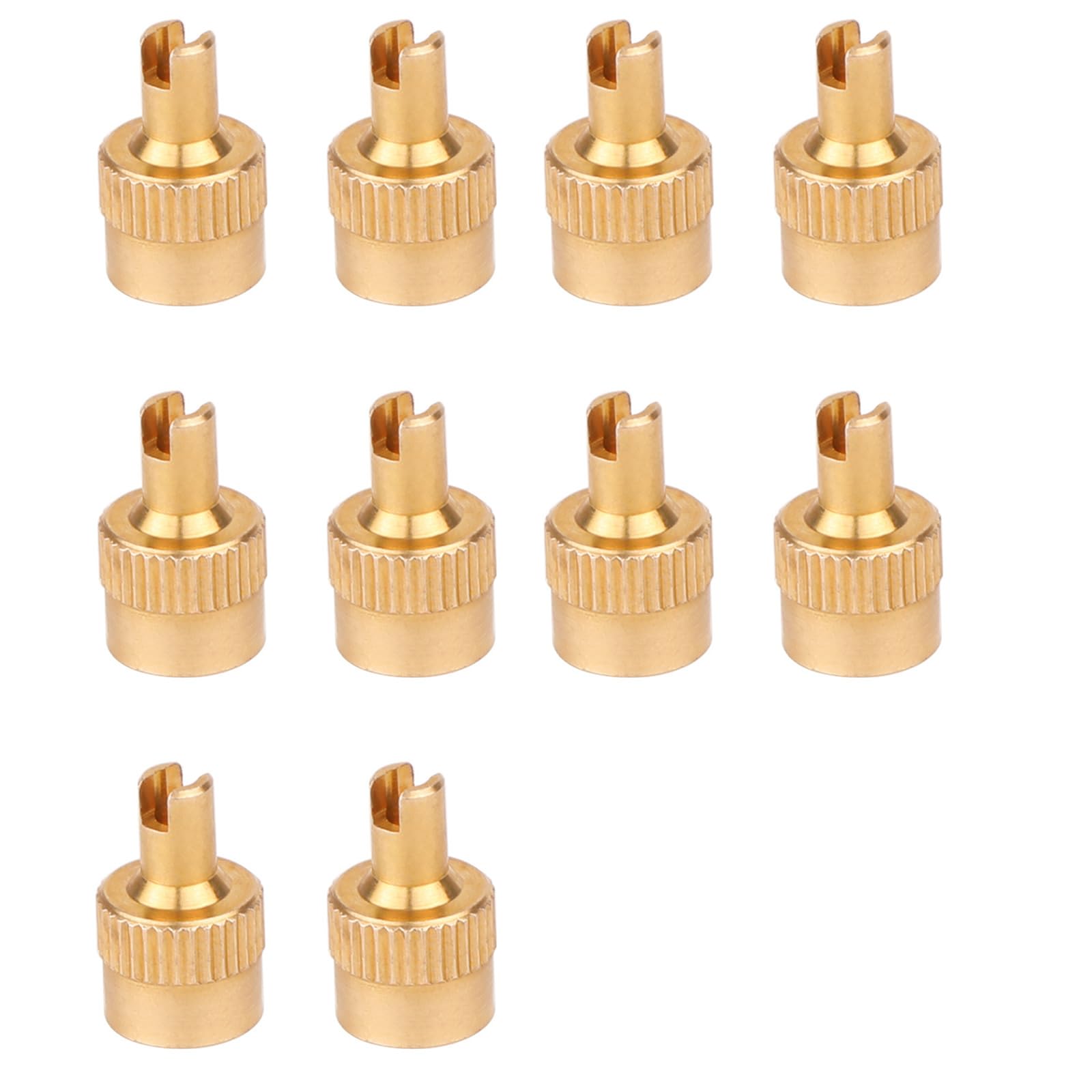 10 Pcs Auto Reifenventile Kappen Kupfer Geschlitzte Kopfstammabdeckungen Staubdes Radkappen Für Autokoffer Motorräder 10 Pcs Auto Reifenventile Kappen Kupfer Geschlitzte Kopfstammabdeckungen Staubdes Radkappen Für Autokoffer Motorräder von Ruiogoe