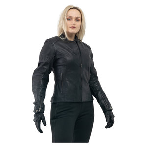 Rukka Mehan Damen Lederjacke Schwarz von Rukka