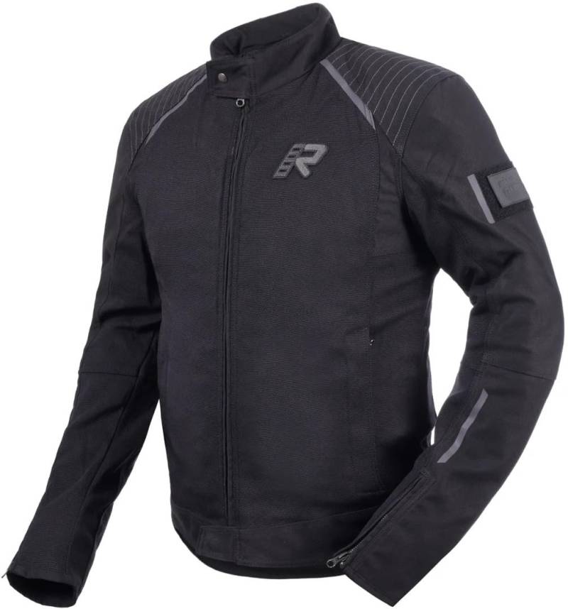 Rukka Motorradjacke CITYRACE-R schwarz elastisch extrem dehnbar Cordura Stretch Mesh mit D3O Ghost Protektoren CE A, 60 von Rukka