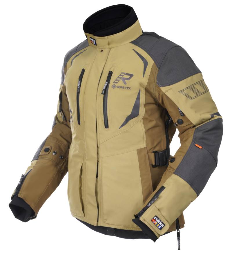 Rukka Venturina Gore-Tex wasserdichte Damen Motorrad Jacke, Khaki, 42 von Rukka