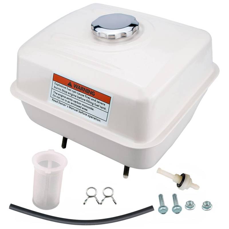 Ruma Kraftstofftank-Set für Honda GX340 GX390 GX240 GX270 Harbor Freight 420cc Generac Champion 389cc 420cc 439cc Motor Hochdruckreiniger Wasserpumpe Kompressor von Ruma