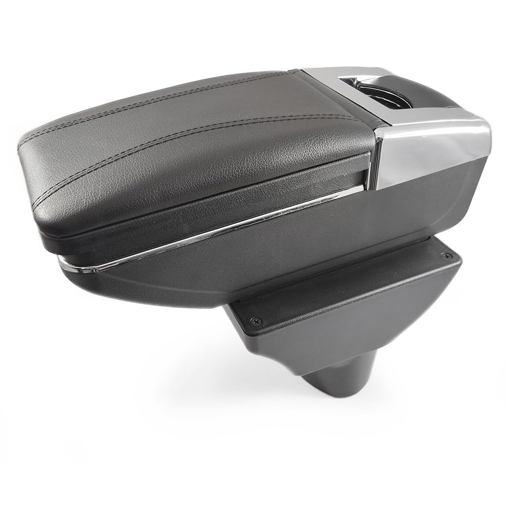 Rumplex Armlehne Auto Mittelarmlehne Mittelkonsole Organizer Konsole Armlehnenbox Kompatibel mit Hyundai I20 2009 - Schwarz Leder Staufach Ablagefach 3D Drehbar Schiebeverdeck Rumplex Armlehne Auto Mittelarmlehne Mittelkonsole Organizer Konsole Armlehnenbox Kompatibel mit Hyundai I20 2009 - Schwarz Leder Staufach Ablagefach 3D Drehbar Schiebeverdeck von Rumplex