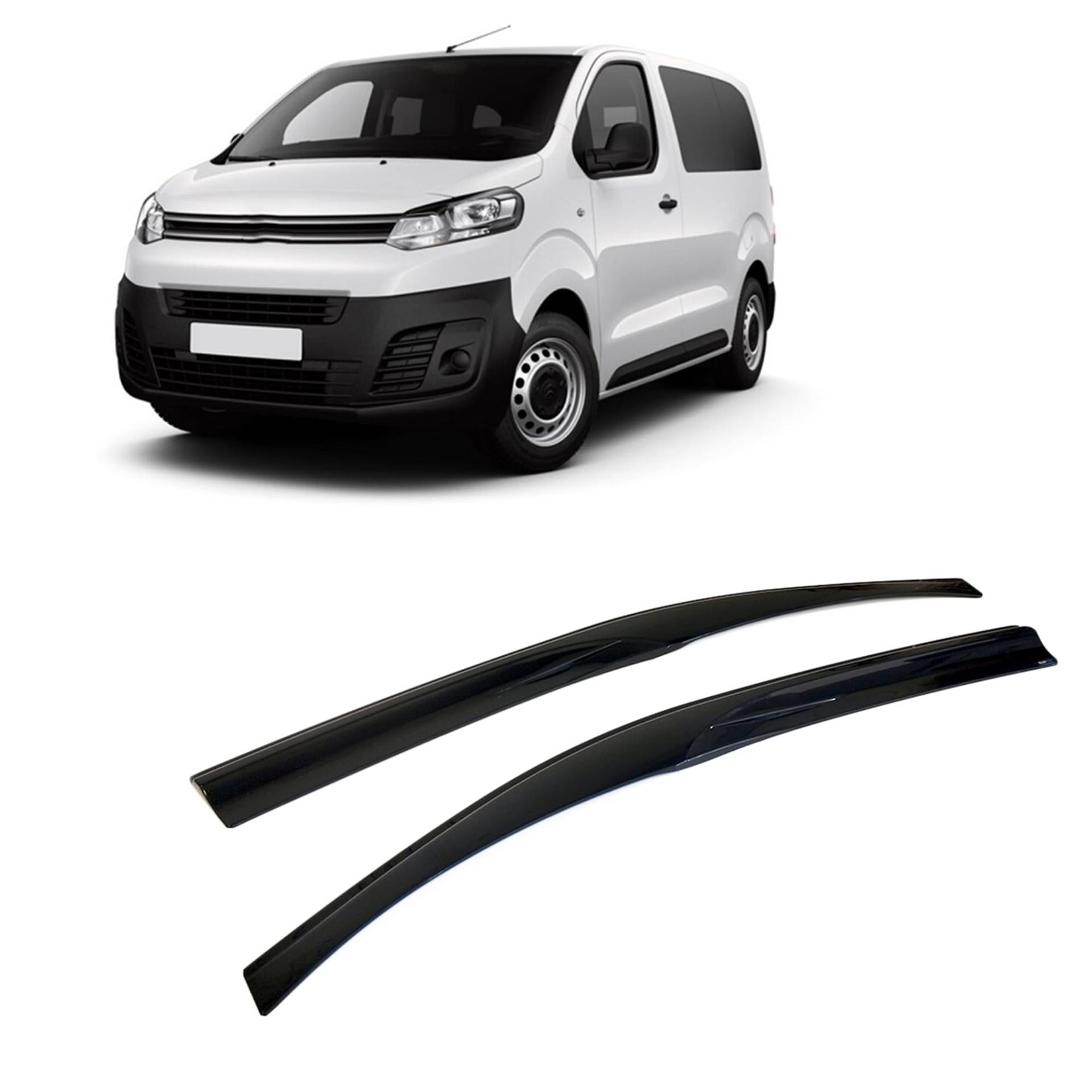 Rumplex Windabweiser Luftabweiser Regenabweiser Seitenfensterabweiser Kompatibel mit Citroen Jumpy 2016-2024 Autofenster Regenschutz Regenabweiser Anklebbare Deflektoren 2 Stück Rumplex Windabweiser Luftabweiser Regenabweiser Seitenfensterabweiser Kompatibel mit Citroen Jumpy 2016-2024 Autofenster Regenschutz Regenabweiser Anklebbare Deflektoren 2 Stück von Rumplex