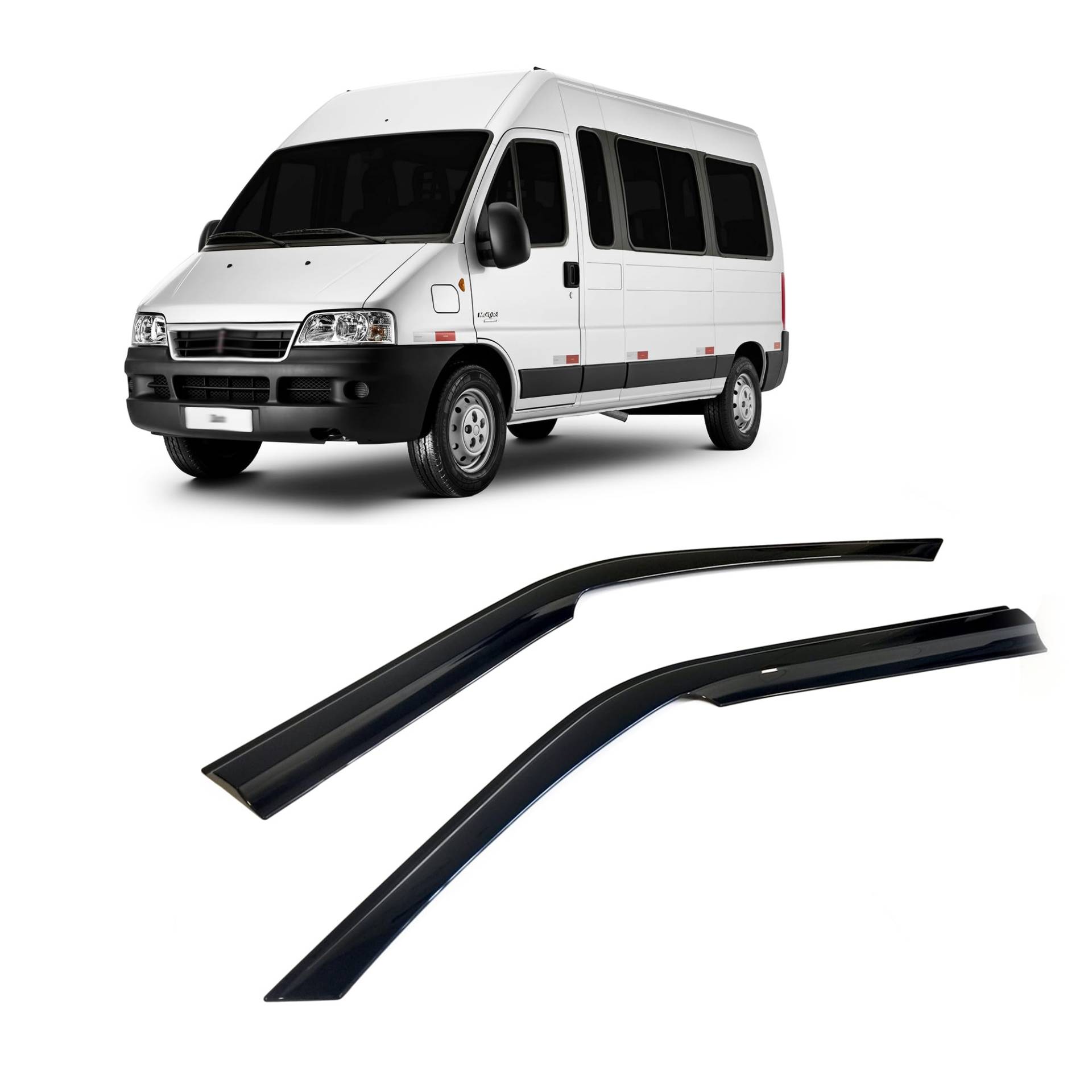 Rumplex Windabweiser Luftabweiser Regenabweiser Seitenfensterabweiser Kompatibel mit FIAT Ducato 2006-2024 Autofenster Regenschutz Regenabweiser Anklebbare Deflektoren 2 Stück Rumplex Windabweiser Luftabweiser Regenabweiser Seitenfensterabweiser Kompatibel mit FIAT Ducato 2006-2024 Autofenster Regenschutz Regenabweiser Anklebbare Deflektoren 2 Stück von Rumplex