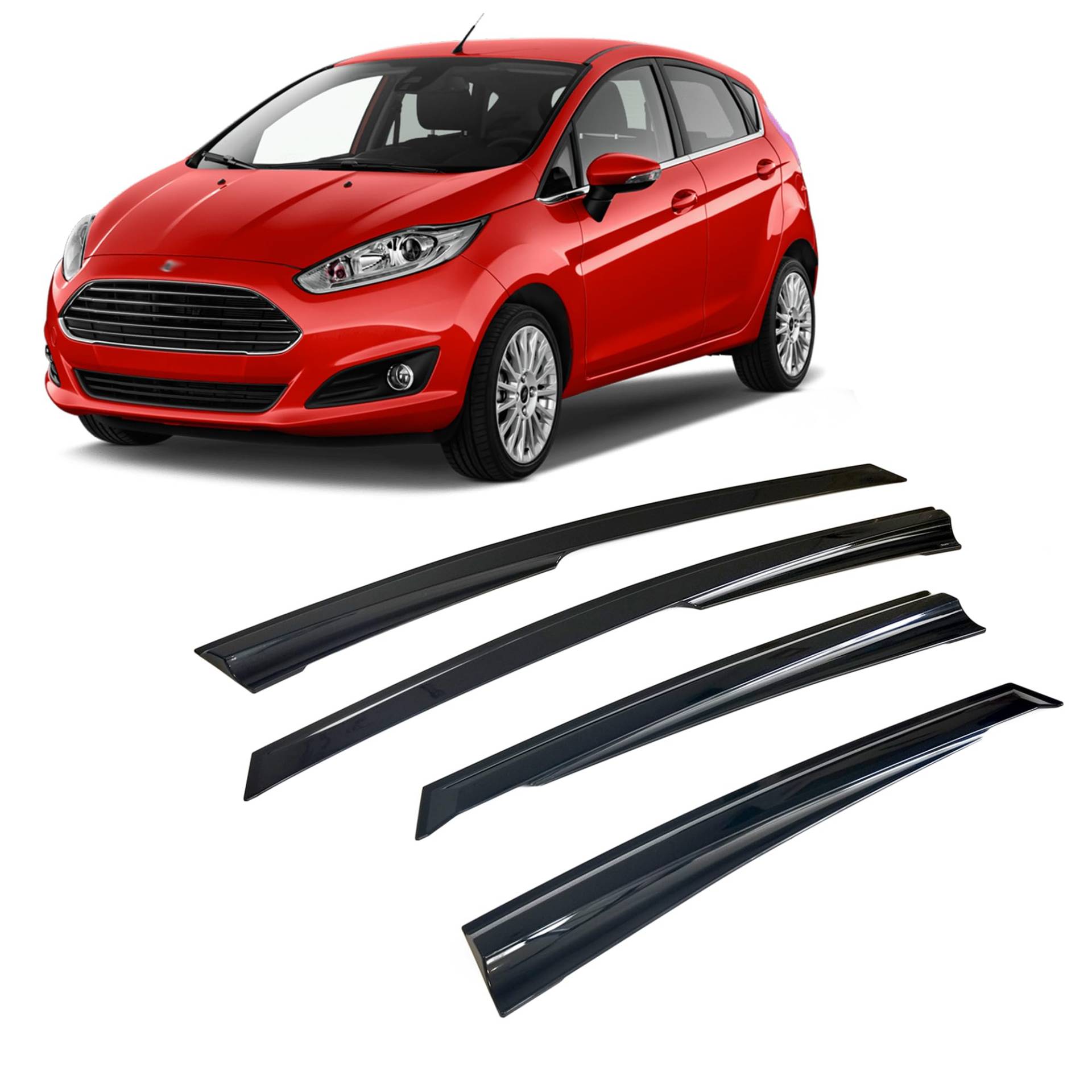 Rumplex Windabweiser Luftabweiser Regenabweiser Seitenfensterabweiser Kompatibel mit Ford Fiesta Schrägheck 2010-2020 Autofenster Regenschutz Regenabweiser Anklebbare Deflektoren 4 Stück Rumplex Windabweiser Luftabweiser Regenabweiser Seitenfensterabweiser Kompatibel mit Ford Fiesta Schrägheck 2010-2020 Autofenster Regenschutz Regenabweiser Anklebbare Deflektoren 4 Stück von Rumplex