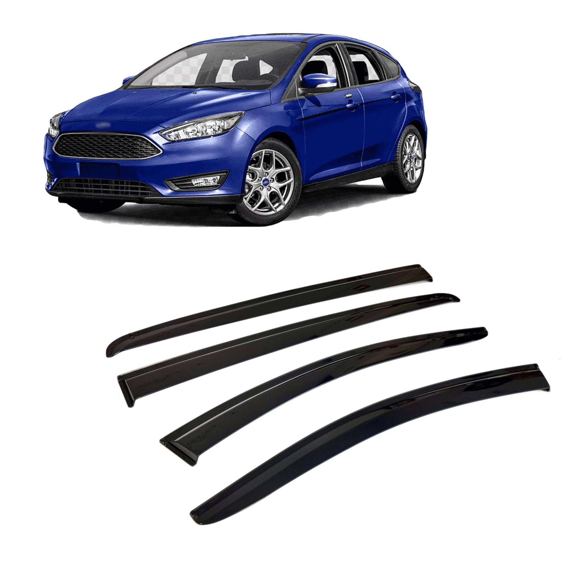 Rumplex Windabweiser Luftabweiser Regenabweiser Seitenfensterabweiser Kompatibel mit Ford Focus 5 Schrägheck Stufenheck 2018-2024 Autofenster Regenschutz Regenabweiser Anklebbare Deflektoren 4 Stück Rumplex Windabweiser Luftabweiser Regenabweiser Seitenfensterabweiser Kompatibel mit Ford Focus 5 Schrägheck Stufenheck 2018-2024 Autofenster Regenschutz Regenabweiser Anklebbare Deflektoren 4 Stück von Rumplex