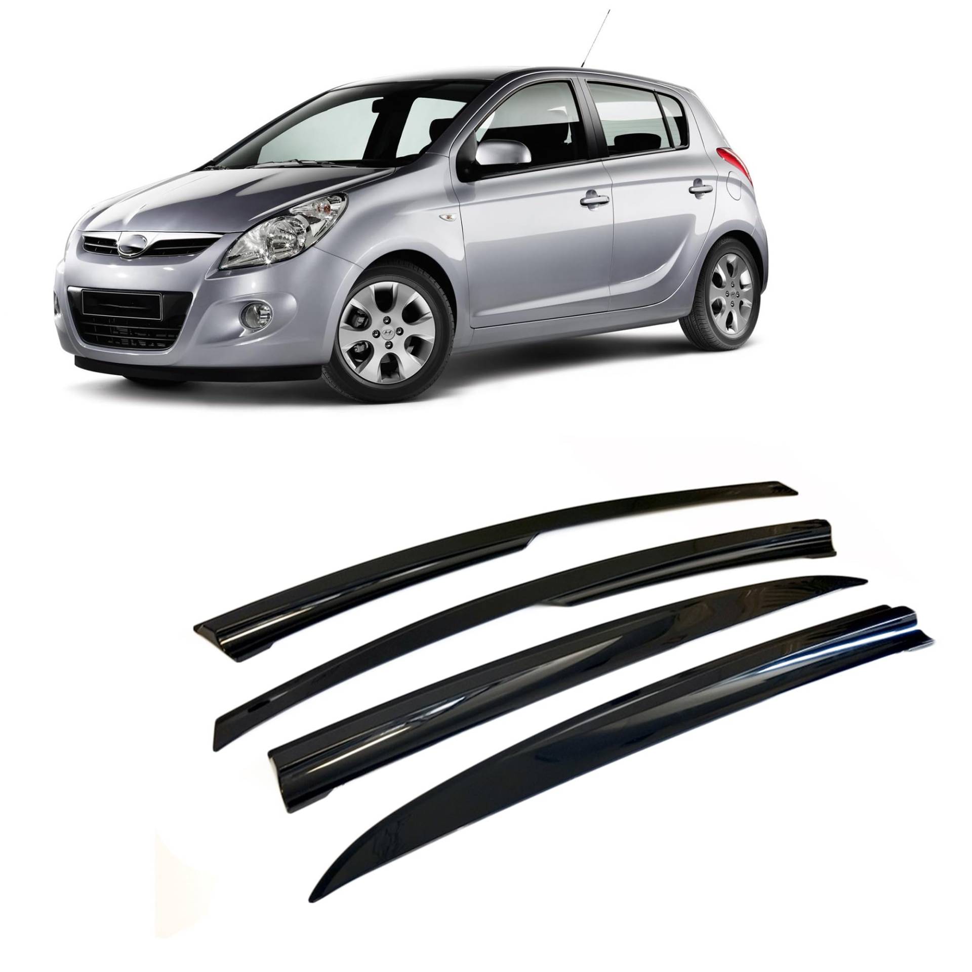 Rumplex Windabweiser Luftabweiser Regenabweiser Seitenfensterabweiser Kompatibel mit Hyundai I20 2010-2014 Autofenster Regenschutz Regenabweiser Anklebbare Deflektoren 4 Stück Rumplex Windabweiser Luftabweiser Regenabweiser Seitenfensterabweiser Kompatibel mit Hyundai I20 2010-2014 Autofenster Regenschutz Regenabweiser Anklebbare Deflektoren 4 Stück von Rumplex