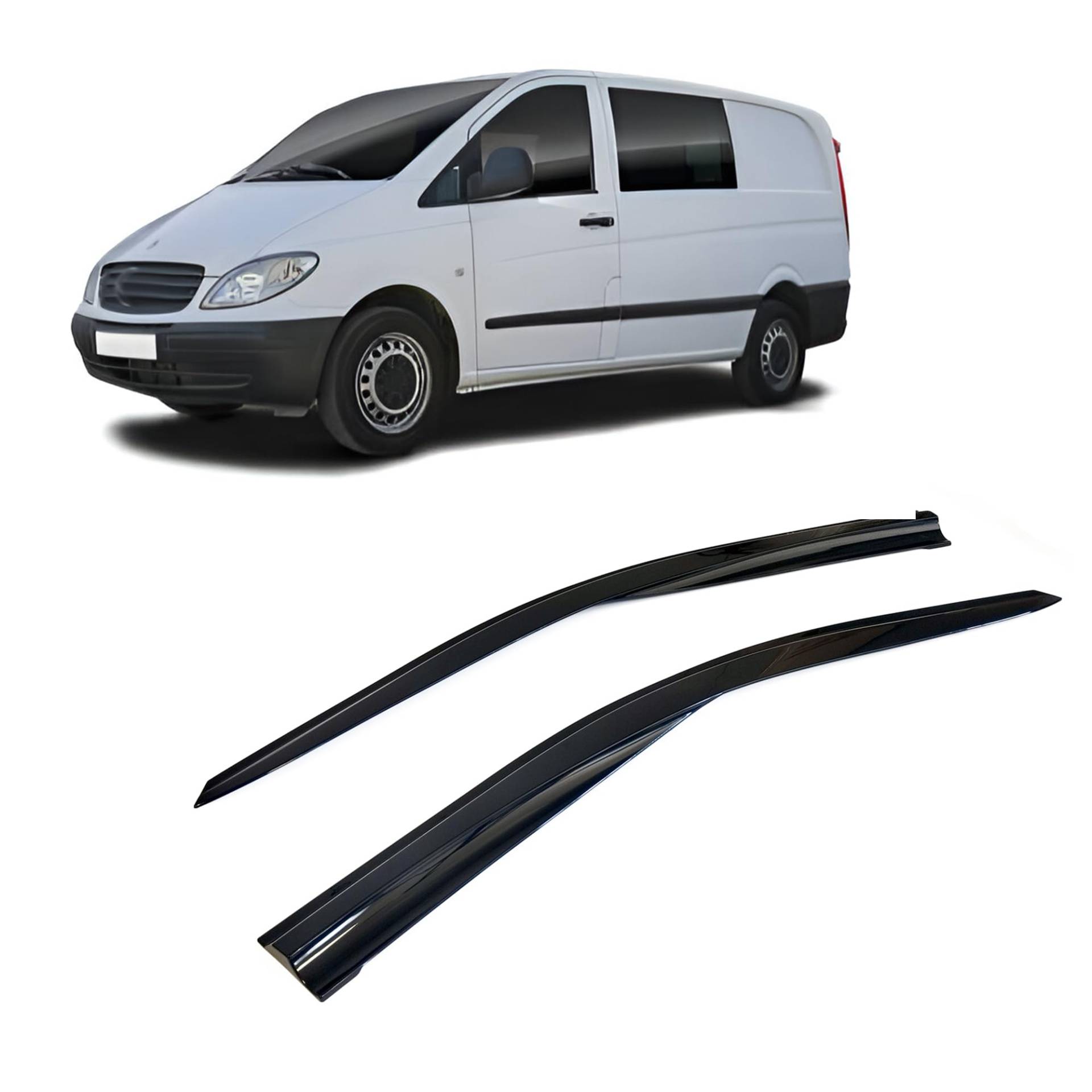 Rumplex Windabweiser Luftabweiser Regenabweiser Seitenfensterabweiser Kompatibel mit Mercedes Vito 2004-2024 Autofenster Regenschutz Regenabweiser Anklebbare Deflektoren 2 Stück Rumplex Windabweiser Luftabweiser Regenabweiser Seitenfensterabweiser Kompatibel mit Mercedes Vito 2004-2024 Autofenster Regenschutz Regenabweiser Anklebbare Deflektoren 2 Stück von Rumplex