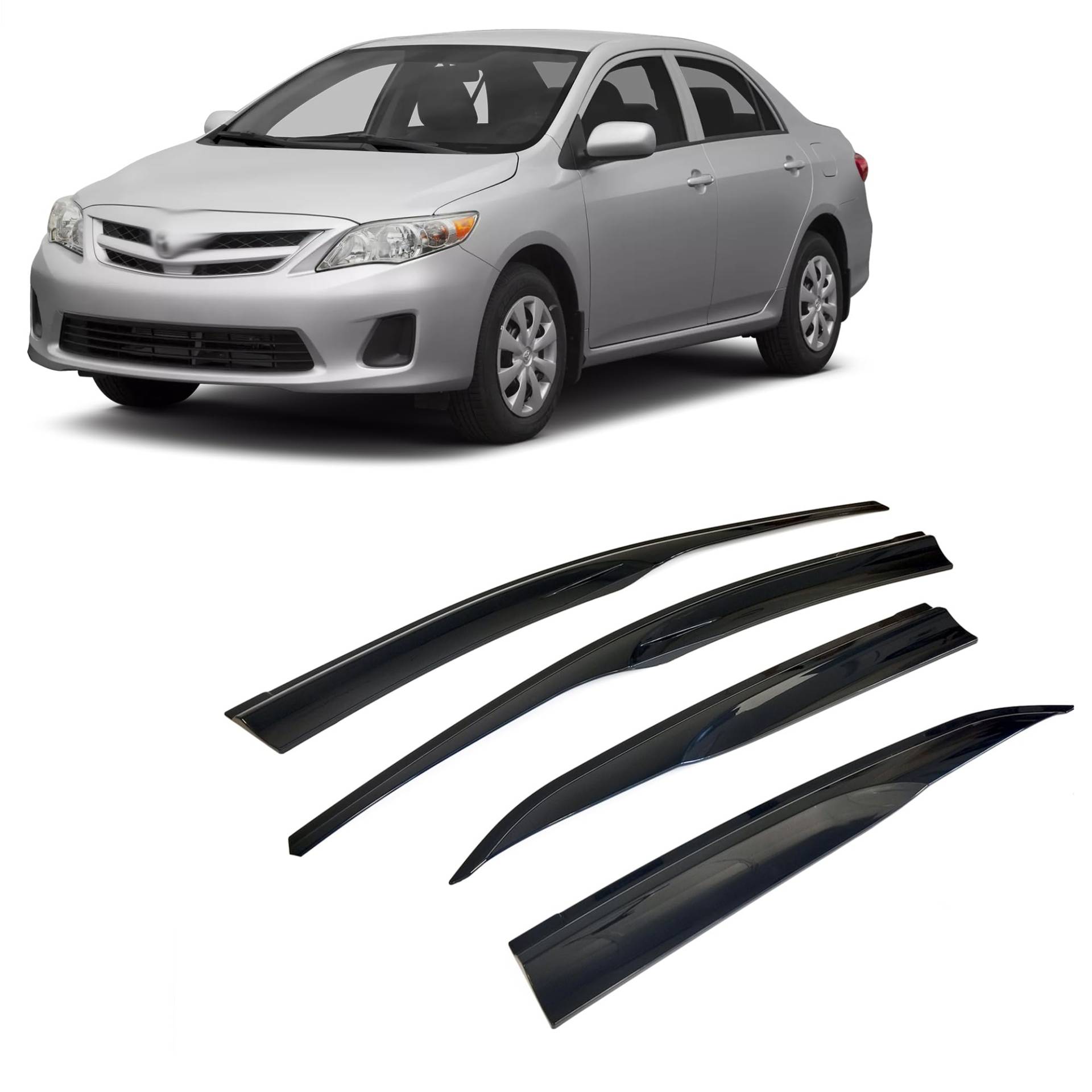 Rumplex Windabweiser Luftabweiser Regenabweiser Seitenfensterabweiser Kompatibel mit Toyota Corolla Stufenheck 2013-2018 Autofenster Regenschutz Regenabweiser Anklebbare Deflektoren 4 Stück Rumplex Windabweiser Luftabweiser Regenabweiser Seitenfensterabweiser Kompatibel mit Toyota Corolla Stufenheck 2013-2018 Autofenster Regenschutz Regenabweiser Anklebbare Deflektoren 4 Stück von Rumplex