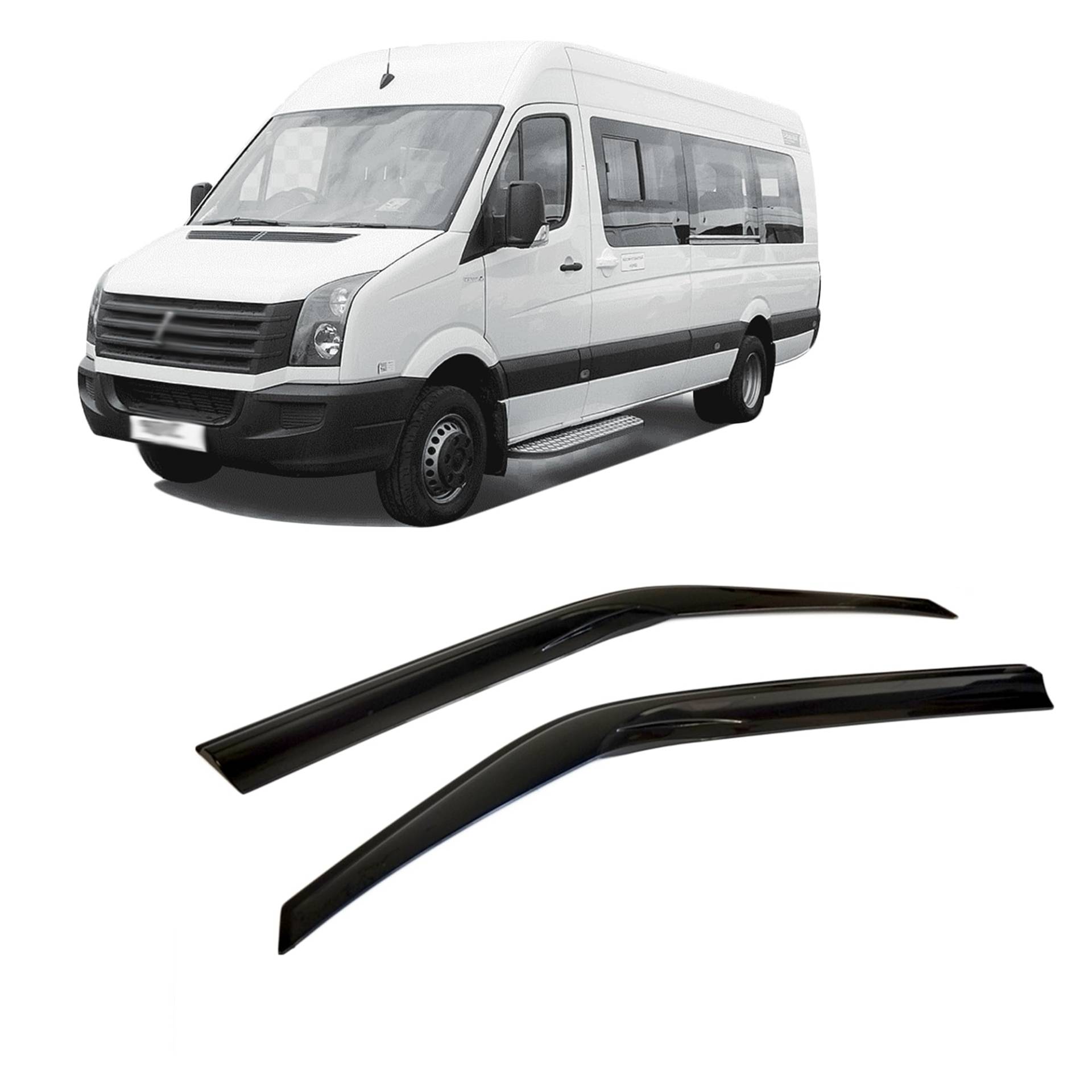 Rumplex Windabweiser Luftabweiser Regenabweiser Seitenfensterabweiser Kompatibel mit VW Crafter 2008-2017 Autofenster Regenschutz Regenabweiser Anklebbare Deflektoren 2 Stück Rumplex Windabweiser Luftabweiser Regenabweiser Seitenfensterabweiser Kompatibel mit VW Crafter 2008-2017 Autofenster Regenschutz Regenabweiser Anklebbare Deflektoren 2 Stück von Rumplex
