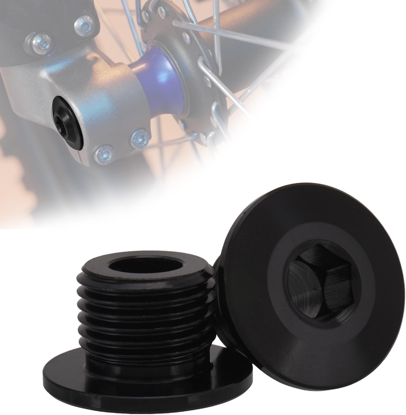 2 Stück Motorrad Vorderrad Achsmutter Schraube, M16 x 1,5 P Achssicherungsmutter Schraube für Elektrofahrrad Surron Sur-Ron Sur Ron Light Bee X/S/L1E X160/X260-Schwarz 2 Stück Motorrad Vorderrad Achsmutter Schraube, M16 x 1,5 P Achssicherungsmutter Schraube für Elektrofahrrad Surron Sur-Ron Sur Ron Light Bee X/S/L1E X160/X260-Schwarz von Runfarr