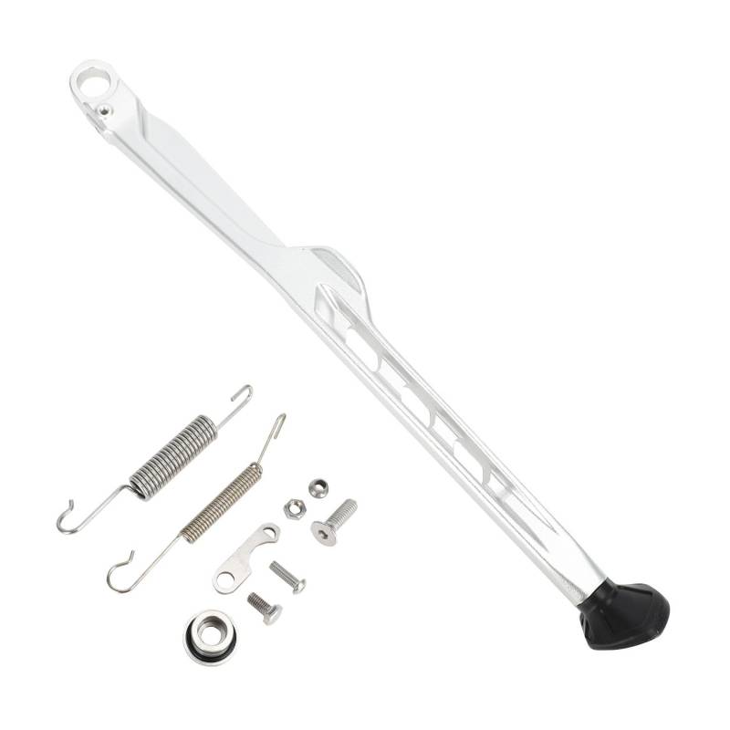 Dirt Bike Kickstand, Motorrad Seitenständer für 150/250/300EXC XC 250/350/450/500EXC-F 250/350XC-F 150/250TE Silber von Runfarr