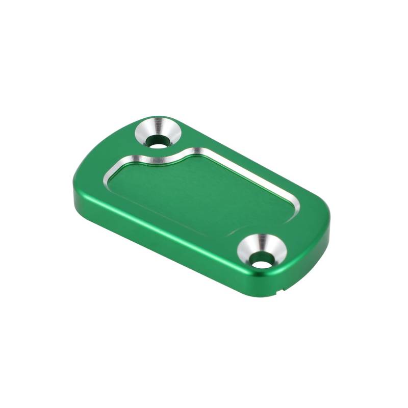 Runfarr Motorrad-Frontbremsbehälterabdeckung, CNC-Aluminium-Bremsflüssigkeitsbehälter-Abdeckkappe für KX250 KX250X 2021-2024 KX450 2019-2024 KX450X 2022-2024, Grün von Runfarr