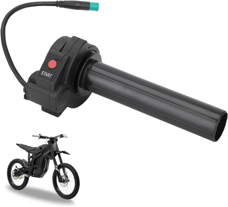 Runfarr Motorrad Gasgriff Set,Twist Throttle Motorrad Gasgriff E-Bike Gasgriff für Talaria Sting X3/MX3/MX4/MX5-Schwarz von Runfarr