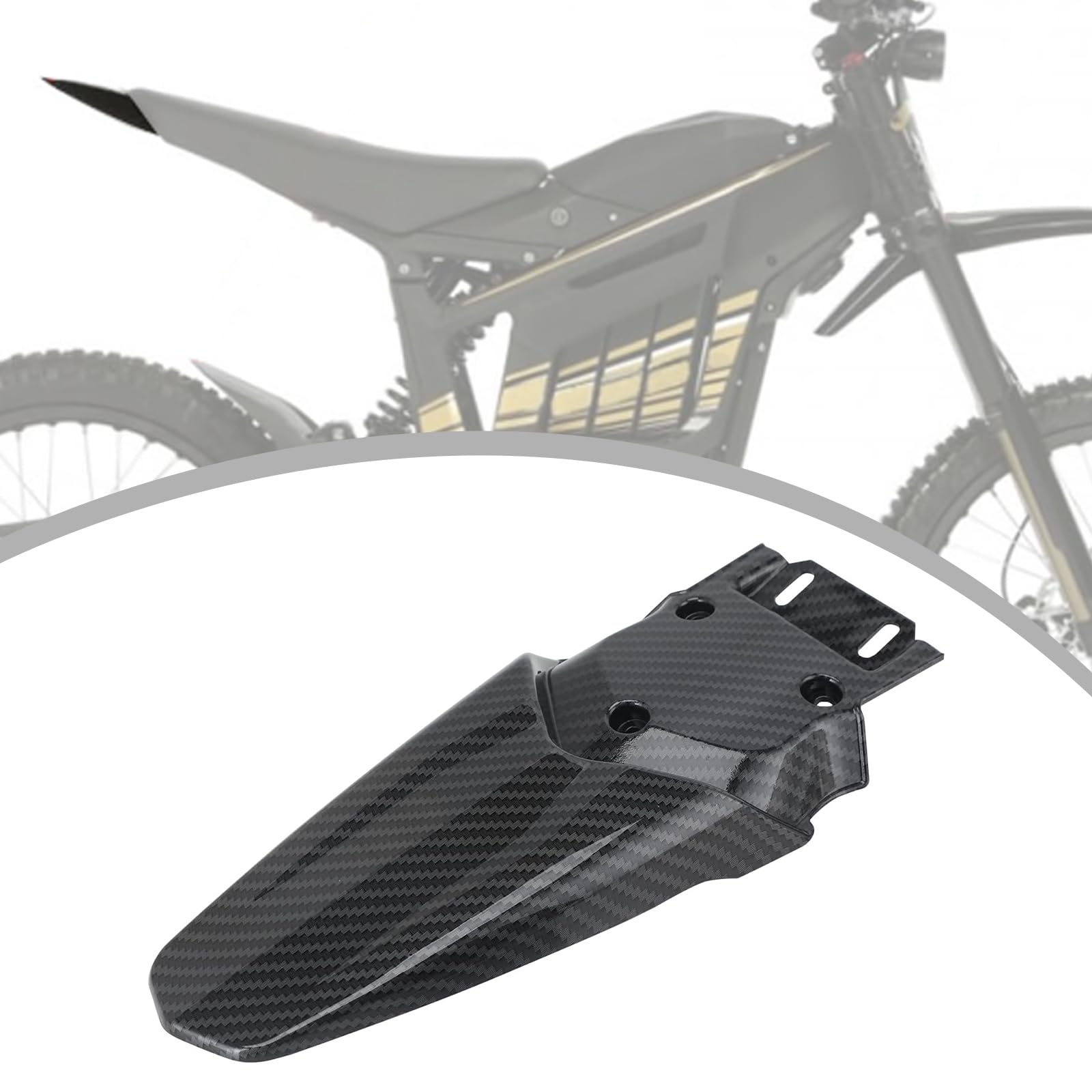 Runfarr Motorrad Schutzblech Hinten,Motorrad Rücksitz Verkleidung Kotfluegel Hinten Verkleidung Heckabdeckung für Talaria Sting X3 MX3 MX4-Kohlefaser Muster Runfarr Motorrad Schutzblech Hinten,Motorrad Rücksitz Verkleidung Kotfluegel Hinten Verkleidung Heckabdeckung für Talaria Sting X3 MX3 MX4-Kohlefaser Muster von Runfarr