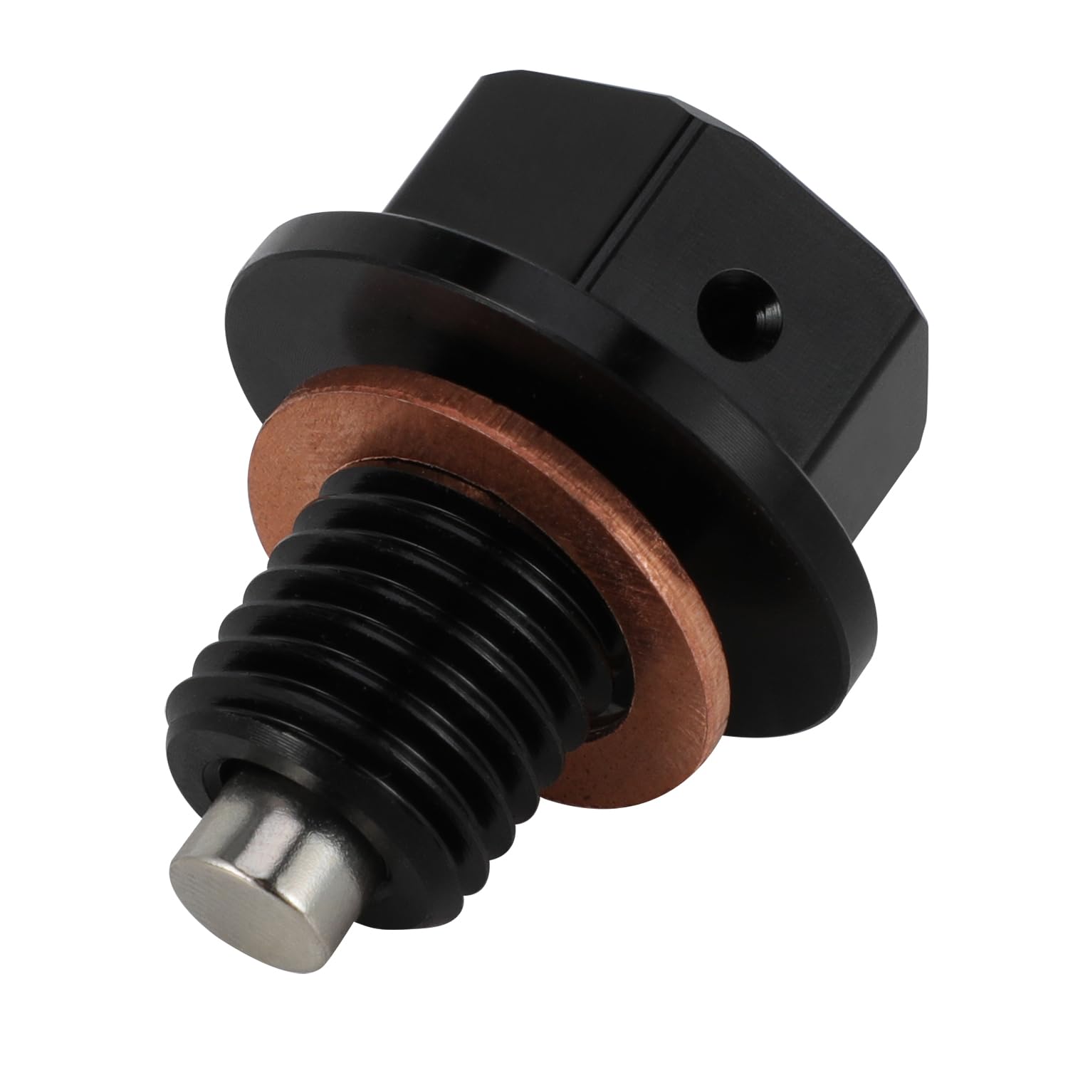 Runfarr Ölablassschraube, CNC Hochfeste Aluminiumlegierung Ölablassschraube Schraube mit eingebautem Magnet Entfernung von Eisenspänen Entwickelt für CRF110L Schwarz Runfarr Ölablassschraube, CNC Hochfeste Aluminiumlegierung Ölablassschraube Schraube mit eingebautem Magnet Entfernung von Eisenspänen Entwickelt für CRF110L Schwarz von Runfarr