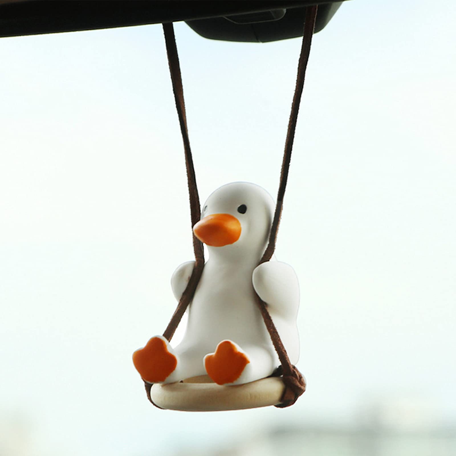 Schwingende Ente Auto Hängend Ornament,Auto Anhänger Swinging Duck,Süße Schaukel Ente Dekor für Car Accessories Auto Rückspiegel Innen Dekoration,Auto Dekoration Ornament Zubehör Schwingende Ente Auto Hängend Ornament,Auto Anhänger Swinging Duck,Süße Schaukel Ente Dekor für Car Accessories Auto Rückspiegel Innen Dekoration,Auto Dekoration Ornament Zubehör von Runmeihe