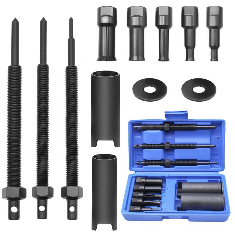 Runyu 12er Set Motorrad Lagerabzieher Innen Werkzeug 9-23 mm 5 Größen Innenlager Abzieher Kugellager Innenabzieher für Motorrädern Fahrrädern Lager Demontage von Runyu