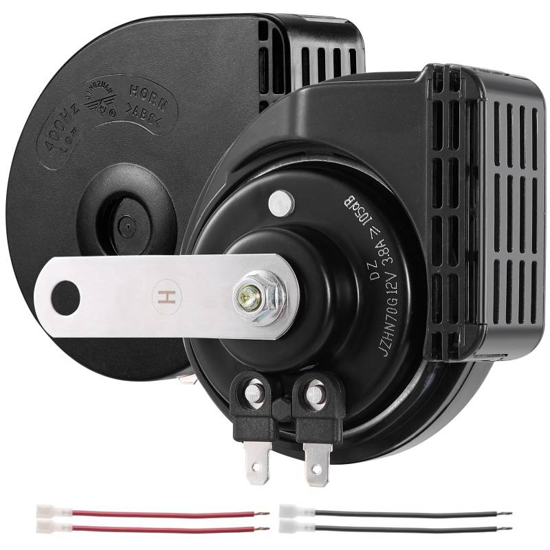 Rupse Hupe Autohupe Laut Air Horn Signalhorn mit Wasserdichte Abdeckung für 12v Pkw Lkw Wohnmobile Motorräder Schiffe E-Bikes,2 Stück von Rupse